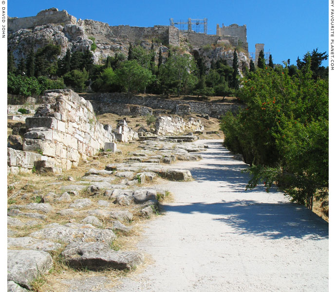The section of the Sacred Way up to the Acropolis at My Favourite Planet