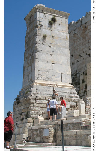 The Agrippa Pedestal, Acropolis, Athens, Greece at My Favourite Planet
