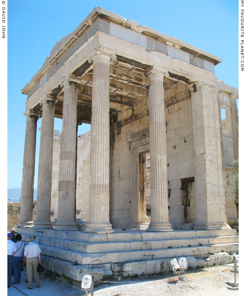 The porch on the north side of the Erechtheion, Athens, Greece at My Favourite Planet The porch on the north side of the Erechtheion, Athens, Greece at My Favourite Planet