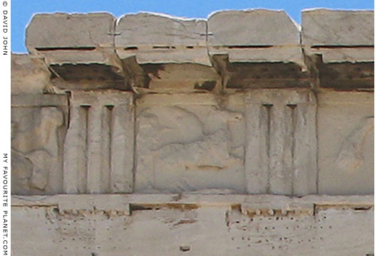 The east side of the Parthenon, Athens, Greece at My Favourite Planet The east side of the Parthenon, Athens, Greece at My Favourite Planet