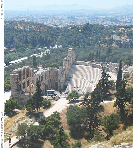 The Odeion of Herodes Atticus, Athens, Greece at My Favourite Planet The Odeion of Herodes Atticus, Athens, Greece at My Favourite Planet