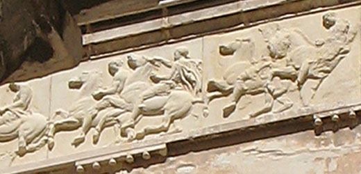 Detail of the frieze on the west side of the Parthenon, Athens, Greece at My Favourite Planet Detail of the frieze on the west side of the Parthenon, Athens, Greece at My Favourite Planet
