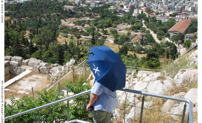 The view from the Acropolis over the Ancient Agora, Athens, Greece at My Favourite Planet