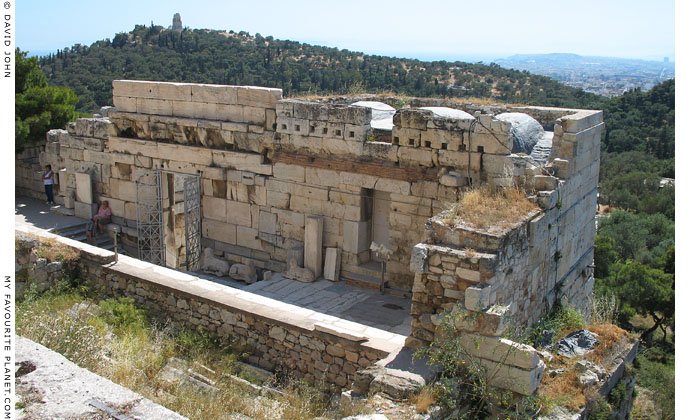 The north tower of the Beule Gate of the Acropolis, Athens, Greece at My Favourite Planet