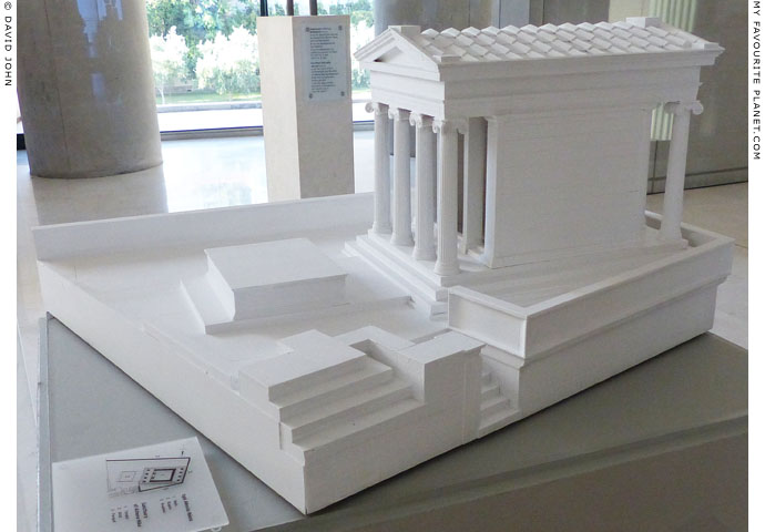 Model of the Temple of Athena Nike, Acropolis Museum, Athens, Greece at My Favourite Planet
