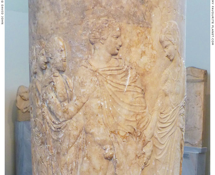 Hermes Psychopompos leads the dead Myrrhine to the underworld at My Favourite Planet Hermes Psychopompos leads the dead Myrrhine to the underworld at My Favourite Planet