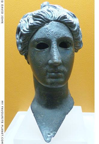 Bronze head of Nike from the Ancient Agora, Athens at My Favourite Planet Bronze head of Nike from the Ancient Agora, Athens at My Favourite Planet