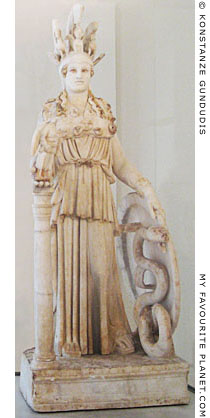 Varvakeion statuette of Athena Parthenos at My Favourite Planet