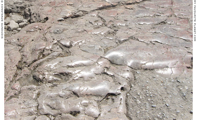 The slippery ground on the Acropolis, Athens, Greece at My Favourite Planet