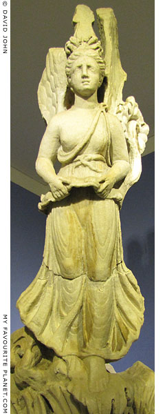 Statue of winged Nike from Pergamon at My Favourite Planet Statue of winged Nike from Pergamon at My Favourite Planet