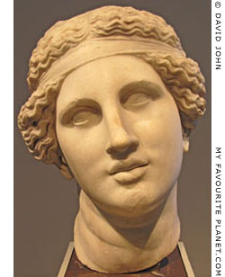 Head of singing Dionysus at My Favourite Planet Head of singing Dionysus at My Favourite Planet