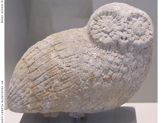 Votive owl from Athens at My Favourite Planet