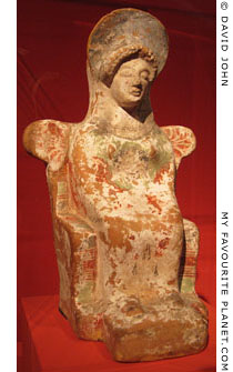 Statuette of enthroned Athena at My Favourite Planet Statuette of enthroned Athena at My Favourite Planet