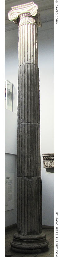An original Ionic column from the Erechtheion in the British Museum, London at My Favourite Planet An original Ionic column from the Erechtheion in the British Museum, London at My Favourite Planet