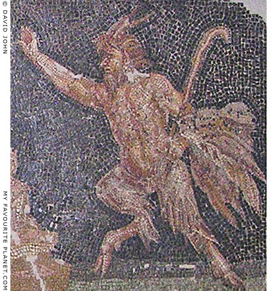 Pan on a floor mosaic from Ephesus at My Favourite Planet Pan on a floor mosaic from Ephesus at My Favourite Planet