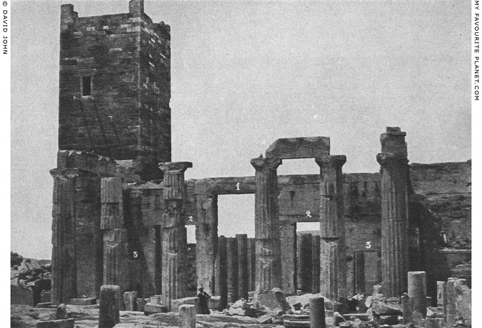 A 19th century photo of the Propylaia, Acropolis, Athens at My Favourite Planet