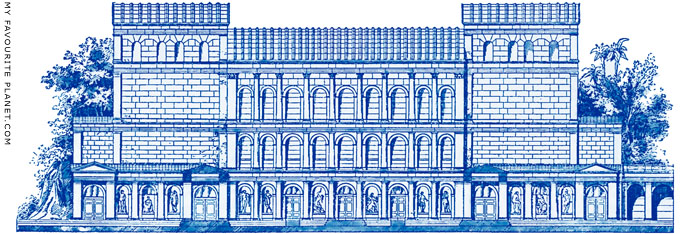 Reconstruction of the Odeion of Herodes Atticus facade