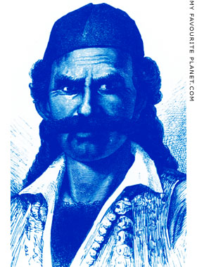 Portrait of Greek independence leader Odysseas Androutsos at My Favourite Planet Portrait of Greek independence leader Odysseas Androutsos at My Favourite Planet