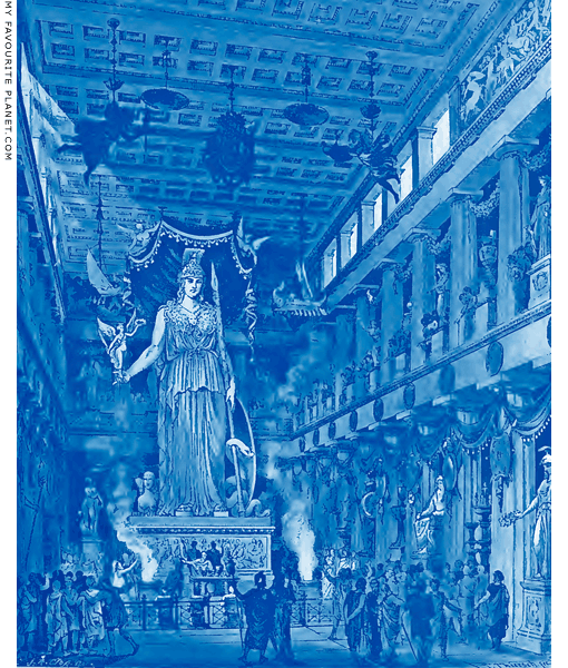 The colossal statue of Athena Parthenos by Pheidias at My Favourite Planet The colossal statue of Athena Parthenos by Pheidias at My Favourite Planet