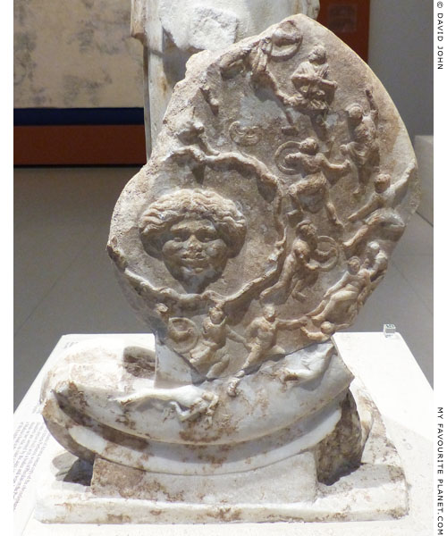 The shield of the Athena Parthenos statuette in Patras at My Favourite Planet The shield of the Athena Parthenos statuette in Patras at My Favourite Planet