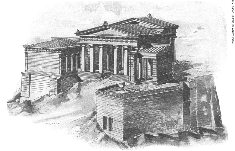 Reconstruction of the Propylaia of the Athenian Acropolis at My Favourite Planet