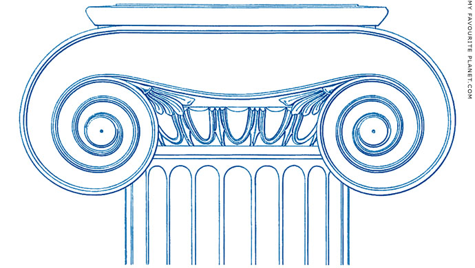 Reconstruction of an Ionic capital of the Athena Nike Temple by Hans Christian Hansen at My Favourite Planet Reconstruction of an Ionic capital of the Athena Nike Temple by Hans Christian Hansen at My Favourite Planet