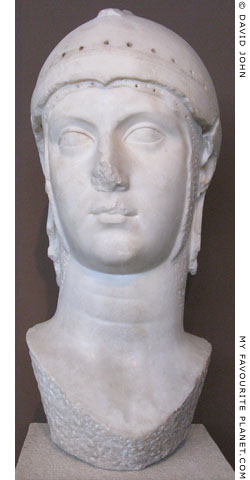 Medici type head of Athena Parthenos at My Favourite Planet Medici type head of Athena Parthenos at My Favourite Planet