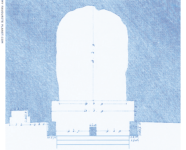 Plan of the Choragic Monument of Thrasyllos by Stuart and Revett at My Favourite Planet