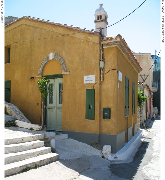 Klepsydra Street in the Anafiotika district of Athens, Greece at My Favourite Planet