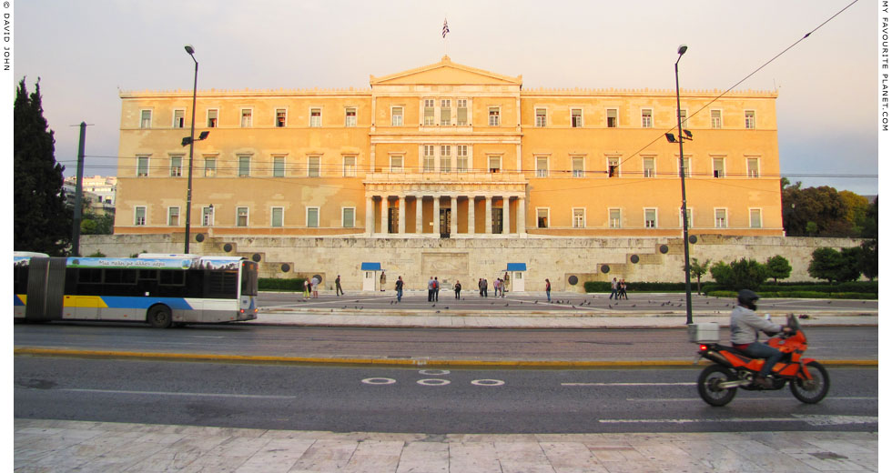 The Greek parliament on Syntagma Square, Athens, Greece at My Favourite Planet