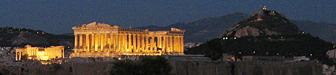 The Acropolis and Lycabettus, Athens, Greece at My Favourite Planet