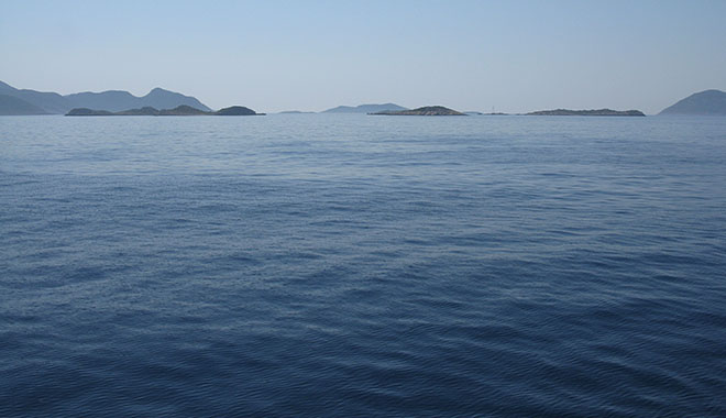 Mediterranean islets near Kastellorizo, Greece at My Favourite Planet