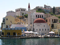 Kavos headland at the northeast end of the main harbour, Kastellorizo, Greece at My Favourite Planet