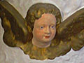 A cherub on the pulpit of Agios Giorgos Tou Pigadiou church, Kastellorizo, Greece at My Favourite Planet