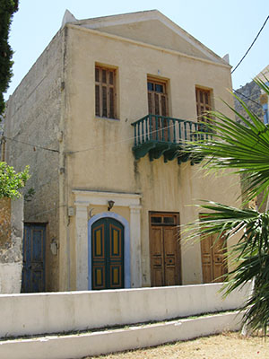 traditional island house in the centre of Kastellorizo, Greece at My Favourite Planet