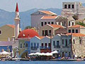 The east side of Kastellorizo's main harbour, Greece at My Favourite Planet