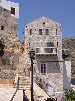 Old stone house on the way to the Lycian tomb, Kastellorizo, Greece at My Favourite Planet