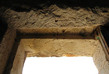 Groove in the top of the doorway of the Lycian tomb, Kastellorizo, Greece at My Favourite Planet