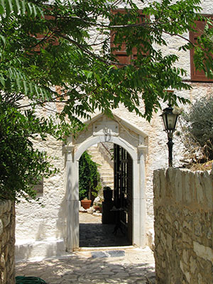 The entrance to the Kastellorizo Archaeological Museum, Greece at My Favourite Planet