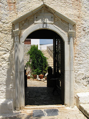 The entrance to the Konaki fortress and Kastellorizo Archaeological Museum, Greece at My Favourite Planet