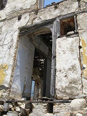 A ruined old house in Kastellorizo, Greece at My Favourite Planet