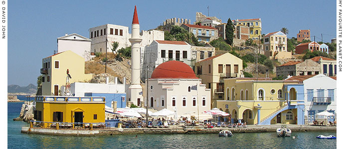 The Kavos Headland on the east side of Kastellorizo harbour