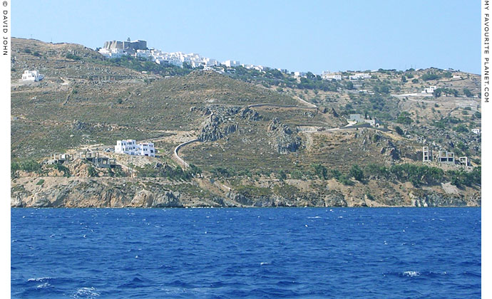 The Monastery of Saint John and Hora, the main village of Patmos island, Greece at My Favourite Planet