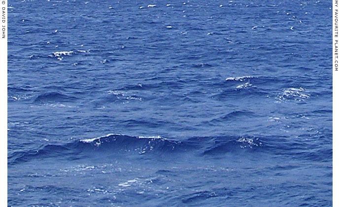 The Aegean Sea off the coast of Patmos island, Greece at My Favourite Planet