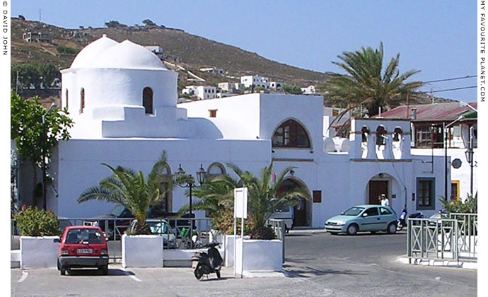 The port of Skala, the main harbour of Patmos island, Greece at My Favourite Planet The port of Skala, the main harbour of Patmos island, Greece at My Favourite Planet