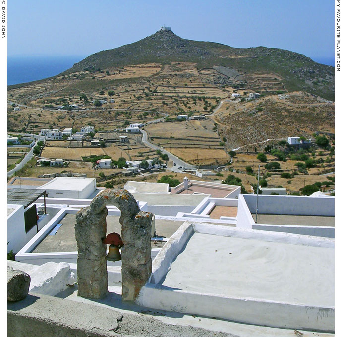 The view across the rooftops of Hora, Patmos, Greece at My Favourite Planet