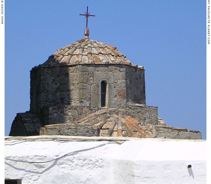 The dome of the Holy Apostles Chapel, Monastery of Saint John, Patmos, Greece at My Favourite Planet The dome of the Holy Apostles Chapel, Monastery of Saint John, Patmos, Greece at My Favourite Planet
