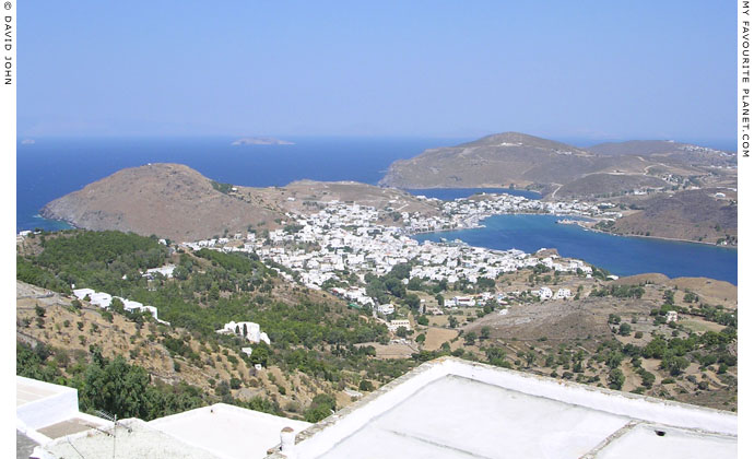 Skala, the main harbour of Patmos island, Greece at My Favourite Planet