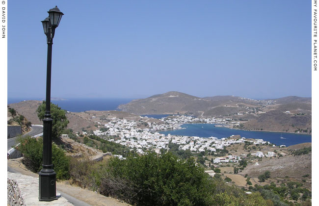Skala, the main harbour of Patmos island, Greece at My Favourite Planet Skala, the main harbour of Patmos island, Greece at My Favourite Planet