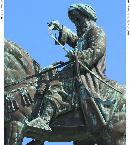 Detail of the statue of Mehmet Ali at My Favourite Planet Detail of the statue of Mehmet Ali at My Favourite Planet